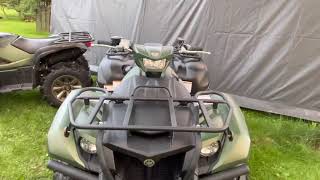 2021 Yamaha Grizzly vs Kodiak 700 EPS SE Covert green [upl. by Milstone]