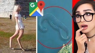 Weird Things Spotted On Google Maps [upl. by Suicul259]