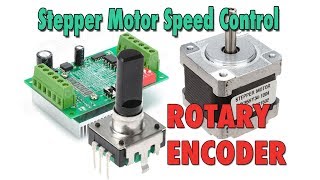 Stepper Motor Speed Control with Rotary Encoder  Arduino Tutorial [upl. by Tarkany]