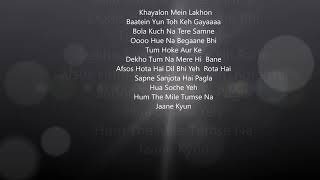 Kaise Bataye Kyun Tujhko Chahe Song Lyrics [upl. by Corrina417]