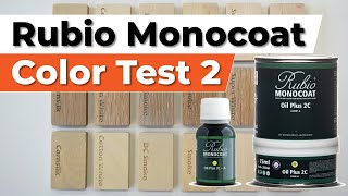 Rubio Monocoat Color Test 2 [upl. by Nehtanoj759]