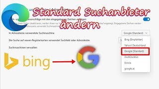 Edge Browser  Google als Standardsuchmaschine festlegen [upl. by Partridge]