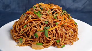 Mine Frite Mauricienne Veg 🇲🇺  Vegetables Chow Mein Fried Noodles Recipe [upl. by Noivax47]