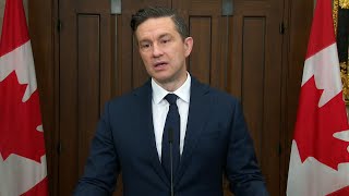 Pierre Poilievre responds to Trump tariffs threat [upl. by Gabriel]