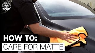 How To Clean Your Matte Finish With Meticulous Matte  Chemical Guys [upl. by Damarra]