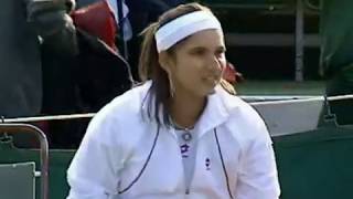 Sania Mirza  E Dementieva 1st Rd Wimbledon 2006 [upl. by Ahseral]