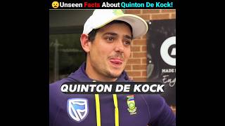 Top 3 Unseen Facts About Quinton De Kock 😦 [upl. by Adnoek]