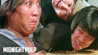 Sammo Hung teaches young Yuen Biao a lesson  Knockabout 1979 [upl. by Barna405]