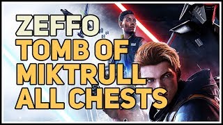 All Chests Tomb of Miktrull Zeffo Star Wars [upl. by Netsuj487]