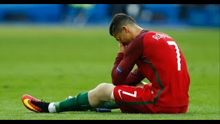 Cristiano Ronaldo Injury vs France  Full Match Highlights 1 0 [upl. by Hawk]