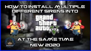 How to install multiple sirens into GTA5  2020  New [upl. by Schnur]