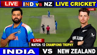 🔴Last 3 Over INDIA vs New Zealand LIVE [upl. by Aihsotan]