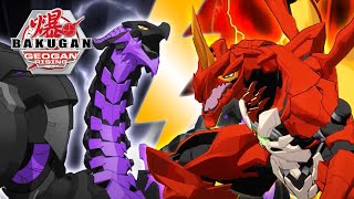 Every Drago amp Nillious Battle EVER  Bakugan Official [upl. by Templa]