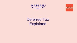 Deferred Tax Explained [upl. by Milburr929]