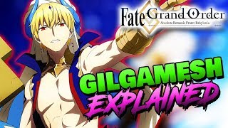 Who Is Gilgamesh amp How Strong is He The First Hero FateGrand Order Caster Gil Explained [upl. by Erdnad]