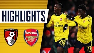 HIGHLIGHTS  Bournemouth 12 Arsenal  Emirates FA Cup [upl. by Lockwood]