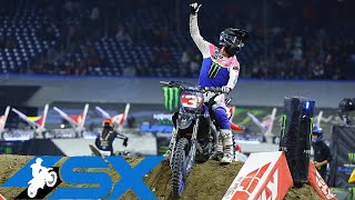 450SX Main Event Highlights  Detroit 2022 [upl. by Cuhp922]