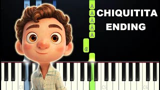 Luca  Chiquitita Ending Piano Tutorial Abba sloweasypianotutorialsbydario [upl. by Anitel]