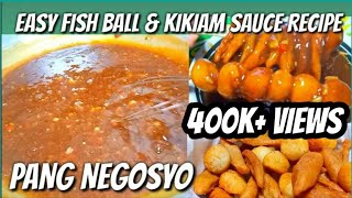 SEKRETO SA MASARAP NA FISHBALL AND KIKIAM SAUCE  FILIPINO STREETFOOD SAUCE RECIPE  RENA VLOGS [upl. by Nnylamme878]