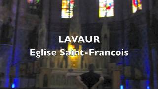 41 Pipe organ Eglise SaintFrancois Lavaur France [upl. by Belia]