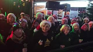 WHAT CHRISTMAS MEANS TO ME Rock Choir at Birkdale Lights Switch On 1st December 2024 [upl. by Burl]