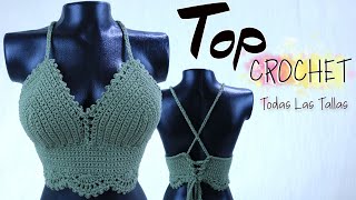 TOP CROCHET Paso a Paso Puntos Básicos FÁCIL 🔴 [upl. by Sekyere]