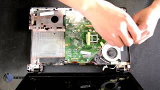 ASUS X550C  Disassembly and cleaning [upl. by Amiarom]