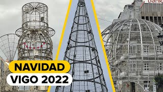 Las LUCES de Navidad de VIGO 2022 ⭐️ listas para La NAVIDAD  TOP del Mundo ⛄️🎄🎁 [upl. by Maroney]