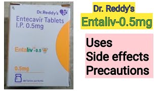 Entaliv05mgEntecavir tablets IP 05mghepatitis busesside effectsprecautions [upl. by Stamata883]