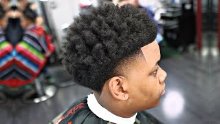 FULL LENGTH FRESHEST HIGH TAPER  HAIRCUT TUTORIAL SPONGE CURL [upl. by Pascoe]