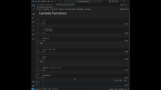 Lambda functions in Python [upl. by Morrissey58]