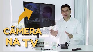 Como conectar câmera de segurança na TV [upl. by Araeit]