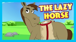 THE LAZY HORSE  Moral Story For Children  T Series Kids Hut  Best Learning Story  English Story [upl. by Loren522]