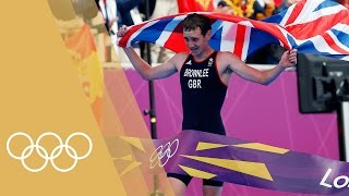 Alistair Brownlee GBR  Mens Triathlon  Champions of London 2012 [upl. by Enimassej]