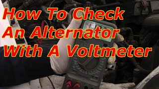 How To Check An Alternator With A Multimeter [upl. by Col]