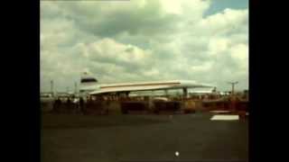 Tupolev Tu144 and Concorde at Paris Air Show 0306 1973 [upl. by Ahsiat]