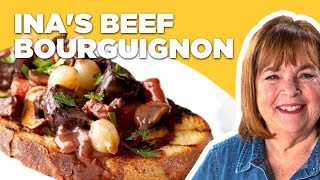 Barefoot Contessa Makes Beef Bourguignon  Barefoot Contessa  Food Network [upl. by Cameron72]