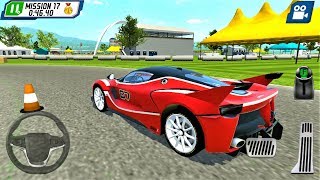 Kırmızı Yarış Arabası Park Etme Oyunu  Parking Masters Supercar Driver  Android Gameplay [upl. by Tome]