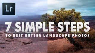 7 BEGINNER Steps to EDIT BETTER Landscape PHOTOS in Lightroom [upl. by Isabella612]