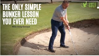 The Only Simple Simple Bunker Lesson You Need [upl. by Jessica]