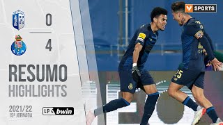 Highlights  Resumo FC Vizela 04 FC Porto Liga 2122 15 [upl. by Guinna]