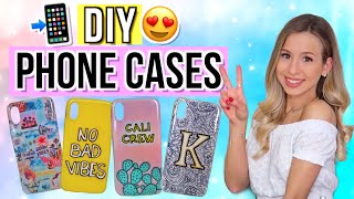 DIY HANDYHÜLLEN 📲PHONE CASE SELBER MACHEN  Cali Kessy [upl. by Uthrop]