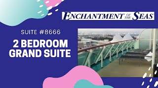 Enchantment of the Seas suite8666 RCCL 2 bedroom Grand Suite [upl. by Necyrb486]