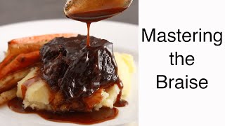 Red Wine Braised Short Ribs indepth guide to braising [upl. by Kinemod]