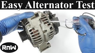 How to Test an Alternator  Plus How an Alternator Works [upl. by Kcerred]