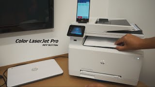 HP Printer  Color LaserJet Pro MFP M277dw Review [upl. by Stovall]