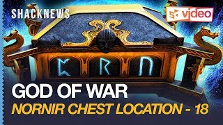 God of War Nornir Chest 18  Midgard  Tyrs Temple [upl. by Winther]