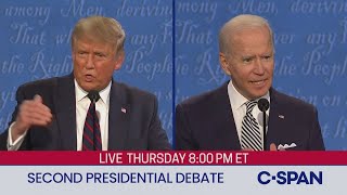 Second 2020 Presidential Debate between Donald Trump and Joe Biden [upl. by Hnacogn]