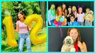 MY OFFICIAL 12TH BIRTHDAY PARTY  SISTERFOREVERVLOGS 480 [upl. by Lenahs]