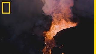 Limpressionnante éruption du volcan Kilauea à Hawaï [upl. by Herzen469]